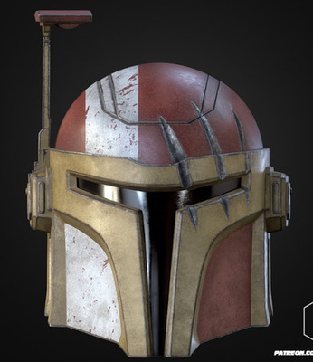 Star wars! Mando Spirit Helm 3D gedruckt Cosplay roh/fertig