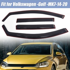 4-Tlg Set Getönte Windabweiser Regenabweiser Für VW Golf 7 2012 2013 2014-2019