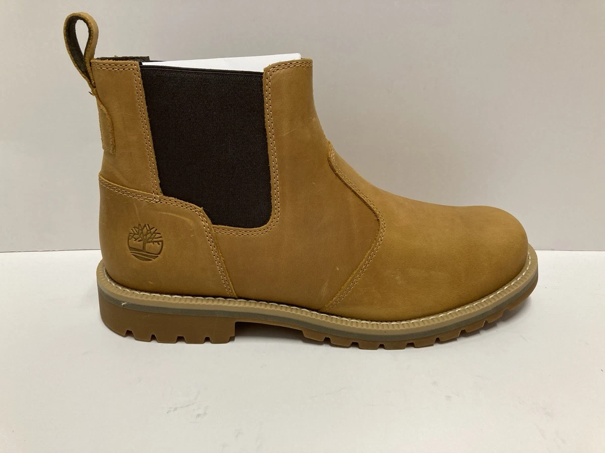 Timberland 77034 Brown Suede Waterproof Chelsea Ankle Boots Pull On Men\'s 10 M Male Timberland PRO Men main image 3