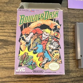 JVC Boulder Dash Nintendo NES NTSC-U/C con caja y manual incluido 1990