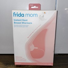New Frida Mom Instant Heat Breast Warmer 4 Cnt, 2-SM, 2-LG 2 Bonus Breast Mask