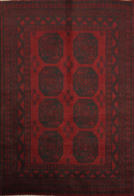 #ad Authentic Balouch Afghan Handmade Rug Wool Tribal 5x6 $412.23