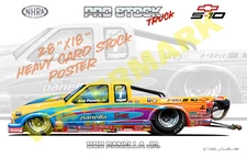 Bob Pannella Jr.'s 2000 S-10 Pro Stock Truck- Poster-Banner Print-013