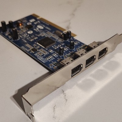 PCI FireWire 400 IEEE 1394 3-Port Expansion Card 400 Mbps Model CZ12520172