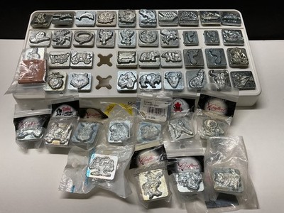 VTG Craftool Co USA 2-3D Leather stamps Many to choose from, Combined shipping