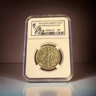 1934-S / WALKING LIBERTY SILVER HALF DOLLAR [DB-6594-004] KEEPSAKE SLAB / EF
