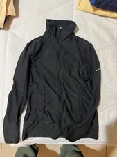 Women  s Nike Dri-FIT Full Zip Black Training Running Jacket