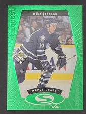 Mike Johnson 1998-99 UD Choice StarQuest Green #SQ27 Toronto Maple Leafs