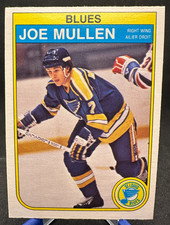 1982-83 O-Pee-Chee #307 Joe Mullen RC Rookie NHL Hockey Card. rookie card picture