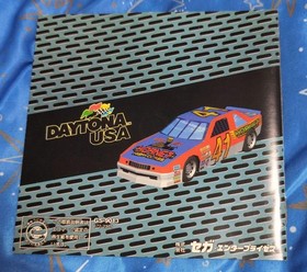 Daytona USA Sega Saturn belt with postcard #41b23e