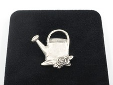 Vintage Pink & Silver Tone Daisy Flower Brooch Pin - Retro Floral Jewelry