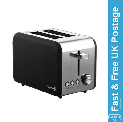 2 Scheiben Toaster 850W Wohnwagen Wohnmobil Edelstahl 6 Bräunungsstufen