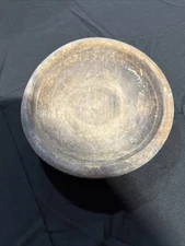 8” Turned Wooden Dough Bowl Primitive Pennsylvania Farm Antique 19th Cent