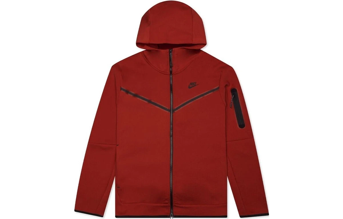 Nike Tech Fleece Red Activewear Tops for Men for Sale | Shop Men's