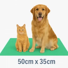 Green Reusable Puppy Pee Pad 50x35cm – Washable, Super Absorbent –Green Pad –