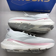 Brooks Glycerin 23 Tenis Mujer 10 Blanco/Harbor Mist Zapatos para Correr 1204651D133