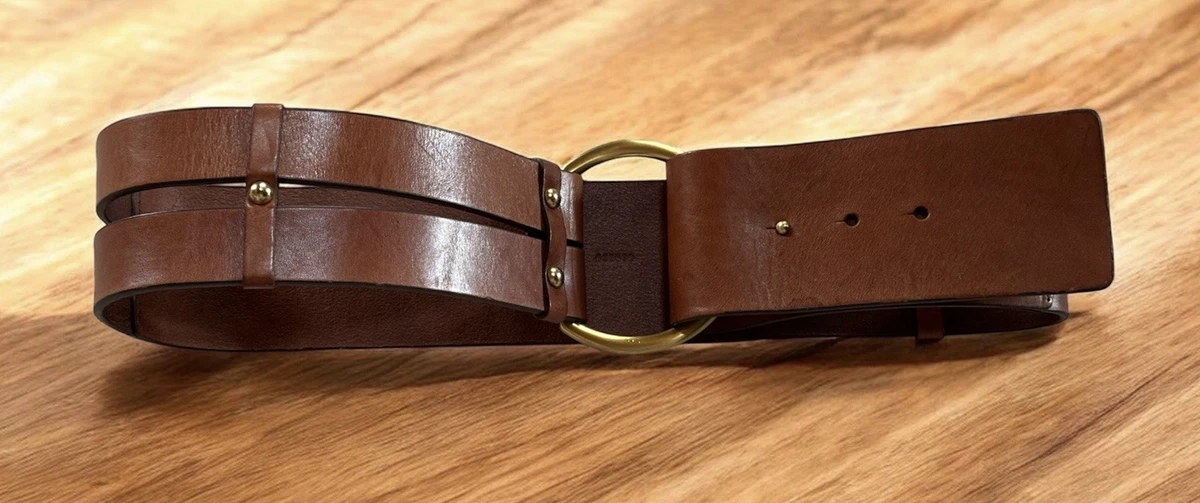 D Ring Belt Leather Indiana Women display picture 1