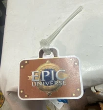 Universal Epic Universe LIMITED EDITION Luggage Bag Tag NEW!