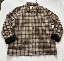 Vintage Coldwater Creek Women s Collared Blazer Jacket Tweed Size XL 3/4 Sleeve