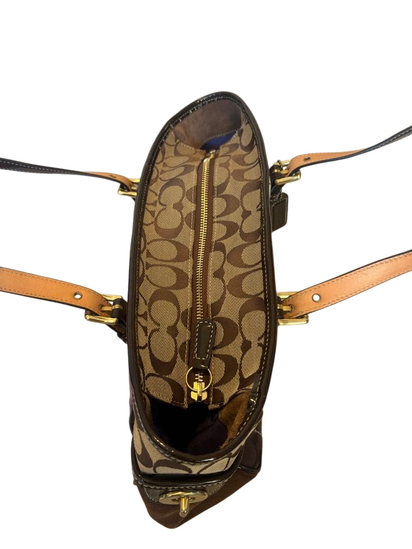 COACH Patchwork Multicolor Tote Bag Shoulder Hand… - image 6