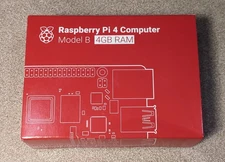 Raspberry Pi 4, 4GB RAM, Model B Computer 64 bit quad-core Cortex-A72, US Seller