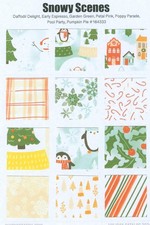 Retired Stampin' Up Snowy Scenes 12" x 12" Double-Sided DSP