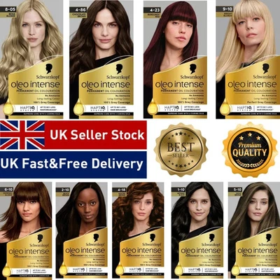 Schwarzkopf Oleo Intense Permanent Oil Colour Long-Lasting Ammonia Free Hair Dye