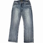Salvage Men’s Blue Bootcut Jeans Regular Fit Cotton Medium Wash Mid Rise — photo 1