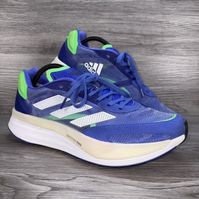 Adidas Adizero Boston 10 Herren Laufschuhe UK 9,5 Blau Grün EUR 44