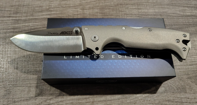 Cold Steel AD-10 Demko Limited Edition Titanium 3V Satin Blade