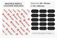  Sticky VELCRO® Strips With Rounded Ends Helps Reduce Corner Lifting Multi Size