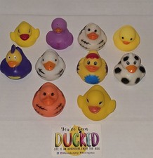 10 Pack Of 2" Rubber Duck MIX