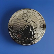 2021 Silver Britannia 1oz Coin, UK Royal Mint, .999 Bullion, comes with Capsule.
