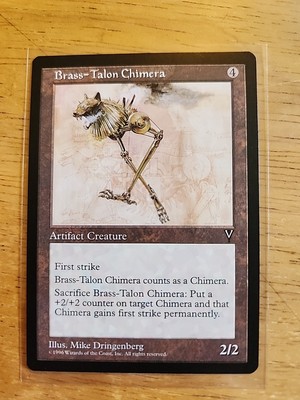 Brass-Talon Chimera - Visions - MTG Magic - Uncommon - Artifact Creature