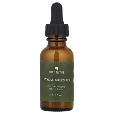 Ginseng Green Tea, 3-in-1 Anti-Aging Retinol Serum, 1 fl oz (30 ml)