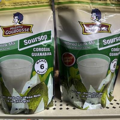 Sweetened Soursop Corossol Guanabana Drink Mix | Madame Gougousse Brand