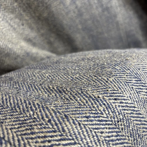 Lands End Vintage Tweed Jacket 44R Brown Herringbone Blazer 100% Silk Sport Coat - Picture 20 of 22