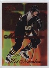 1996-97 Flair Hot Numbers Mario Lemieux #7 HOF 1q2