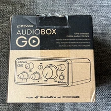 PreSonus AudioBox GO USB-C Audio Interface+Studio One DAW Recording Software