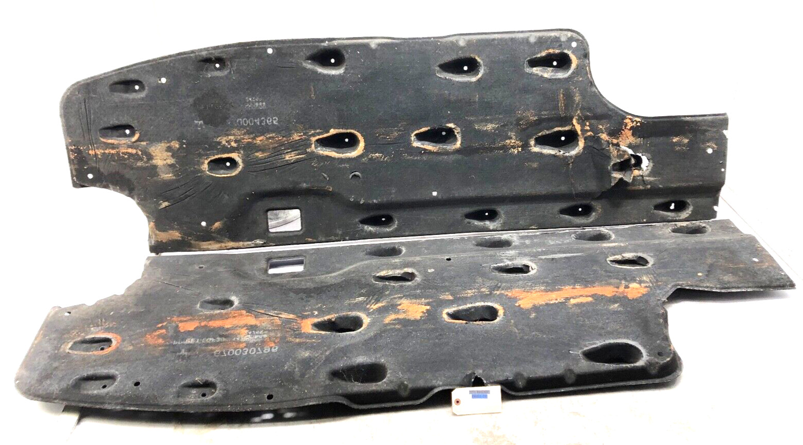 2014-2017 MASERATI GHIBLI S Q4 LEFT RIGHT UNDERBODY SHIELD COVER OEM.