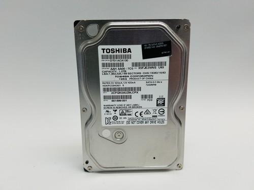 Toshiba DT01ACA100 1 TB 3.5" SATA III 3.5 in Desktop Hard Drive - 第 1/3 張圖片