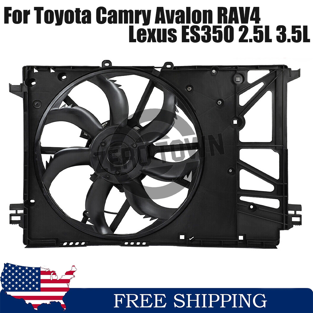 Electric Radiator Cooling Fan For Toyota Camry Avalon RAV4 Lexus ES350 2.5L 3.5L
