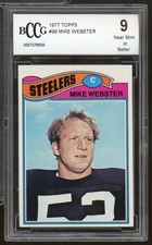 1977 Topps #99 Mike Webster Rookie Card BGS BCCG 9 Near Mint+. rookie card picture