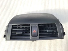 2009-2013 Toyota Corolla Center Upper AC Heater Vents Chrome Hazard Switch Panel