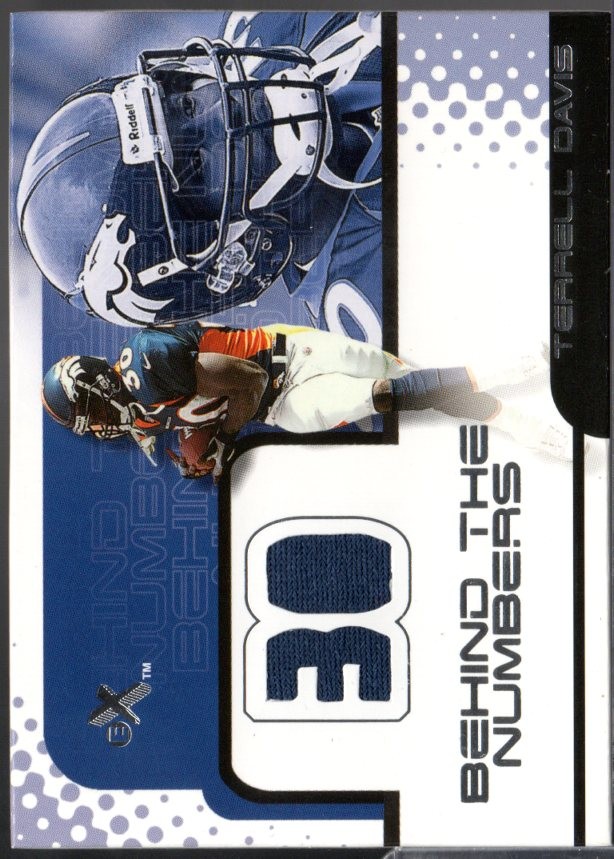Terrell Davis 2001 Fleer E-X #NNO Behind-the-Numbers #/770