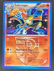 Infernape 17/135 Plasma Storm Holo Rare