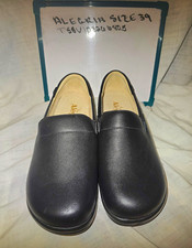 Alegria Keli womens black leather slip on comfort shoes EU 39 US 9 KEL-601