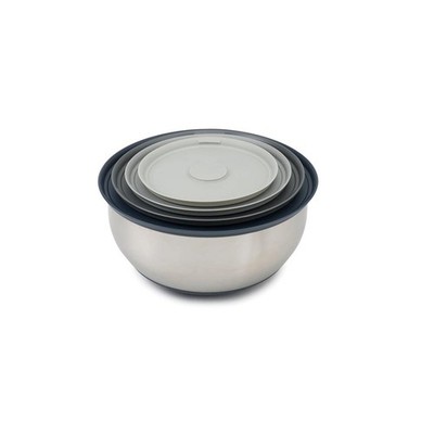 Joseph Joseph Nest Prep Store 100 4 teiliges Edelstahlschüssel Set rutschfest