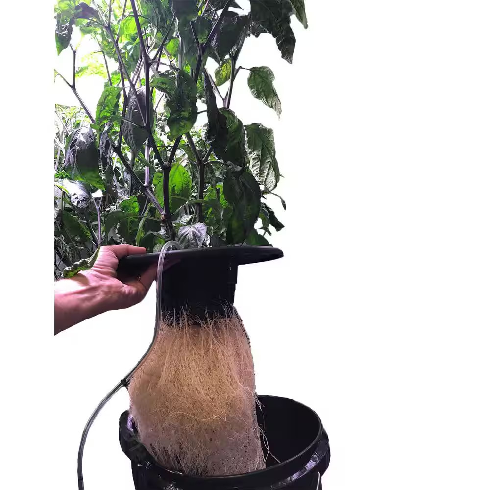 Viagrow 6 in Mesh Pot Bucket Net Lid Insert 6 Pack 5 Gallon Lids Hydroponics