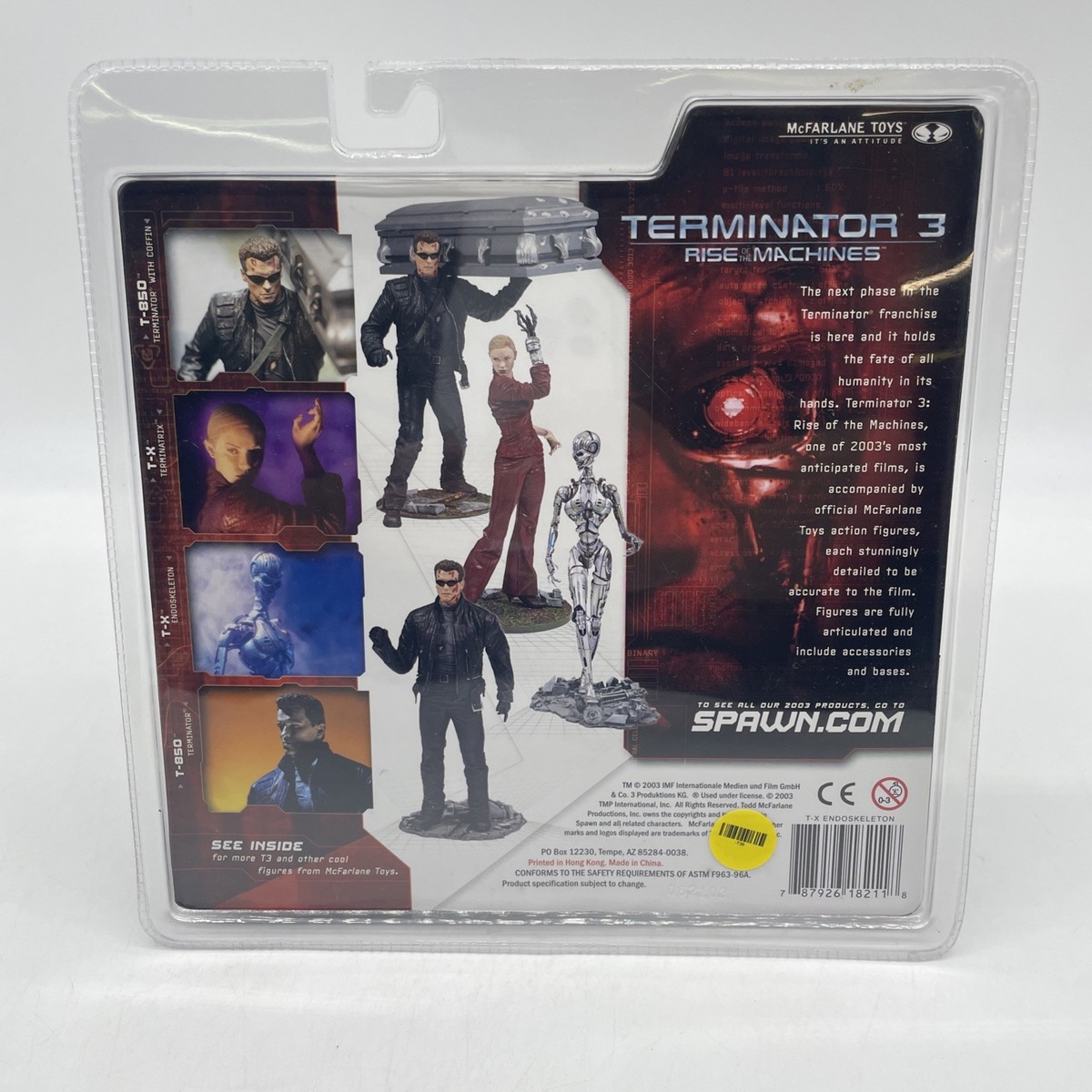 Mcfarlane Terminator 3 Rise of the Machines T-X Endoskeleton